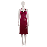 Resident Evil 4 Ada Wong Cosplay Costume Cheongsam Dress Halloween Carnival Disguise Suit